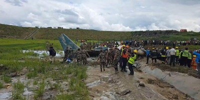  सौर्य एयरलाइन्सको विमान दुर्घटनामा १८ जनाको मृत्यु 